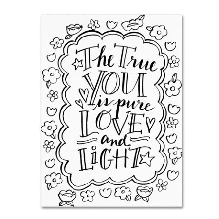 Trademark Fine Art Elizabeth Caldwell 'True You' Canvas Art, 24x32 ALI5533-C2432GG